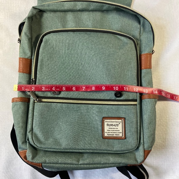 LIKE NEW! Ugrace Canvas Backpack, Seafoam Green - Picture 3 of 12